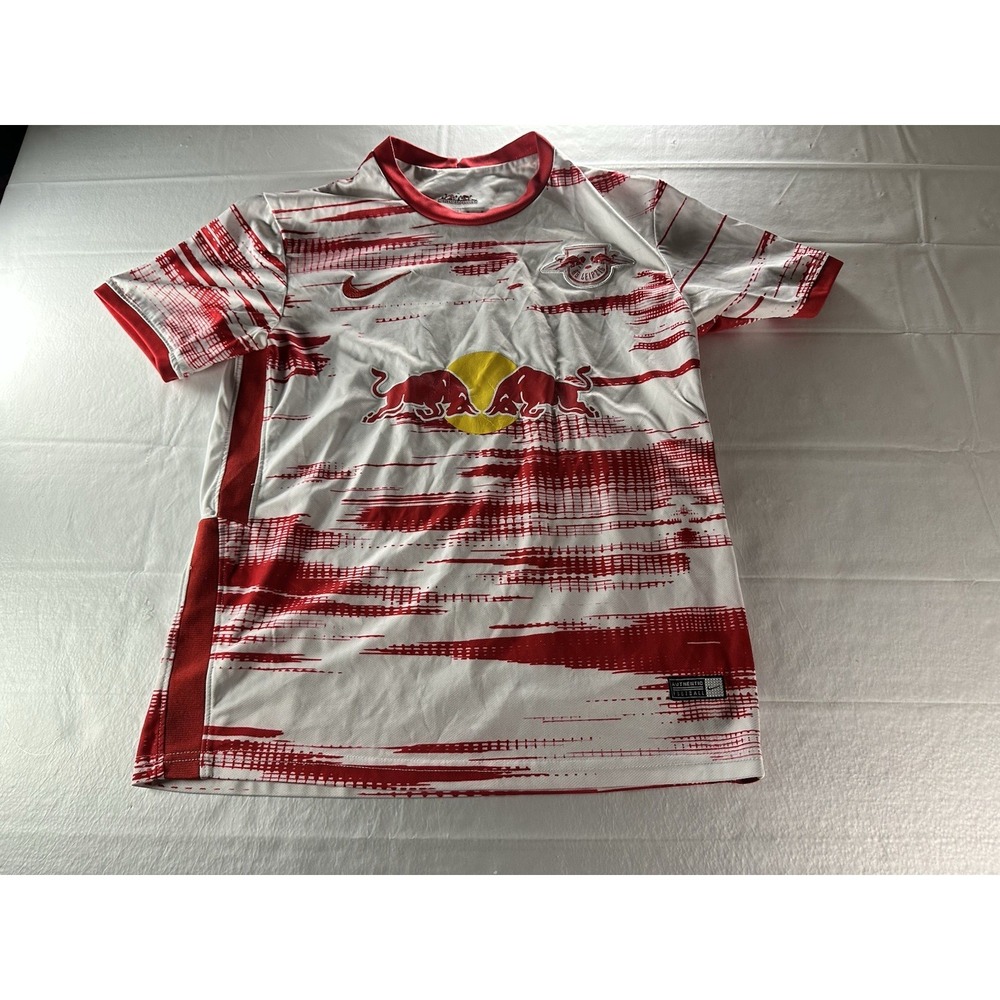 Red Bull Leipzig 2021/22 Stadium Home‎ Jersey Men's Medium Football Shirt Sample